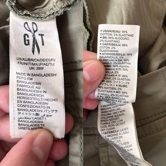 NWT Goodthreads Lightweight Chino Shorts 28 Green - Picture 10 of 14